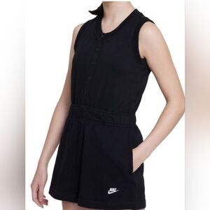 NWT Nike Girls' Sportswear Romper - Black - Size L